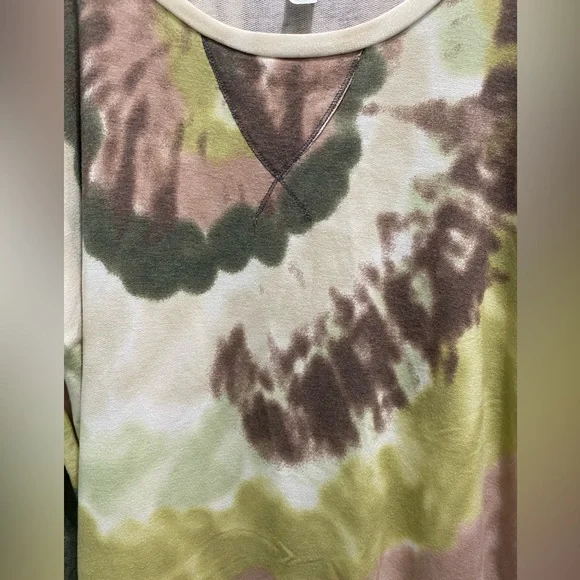 BIBI oversized tie dye fleece tunic - Picture 4 of 4